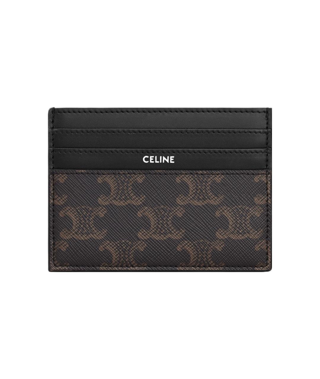 CELINE Черный кардхолдер, фото 1