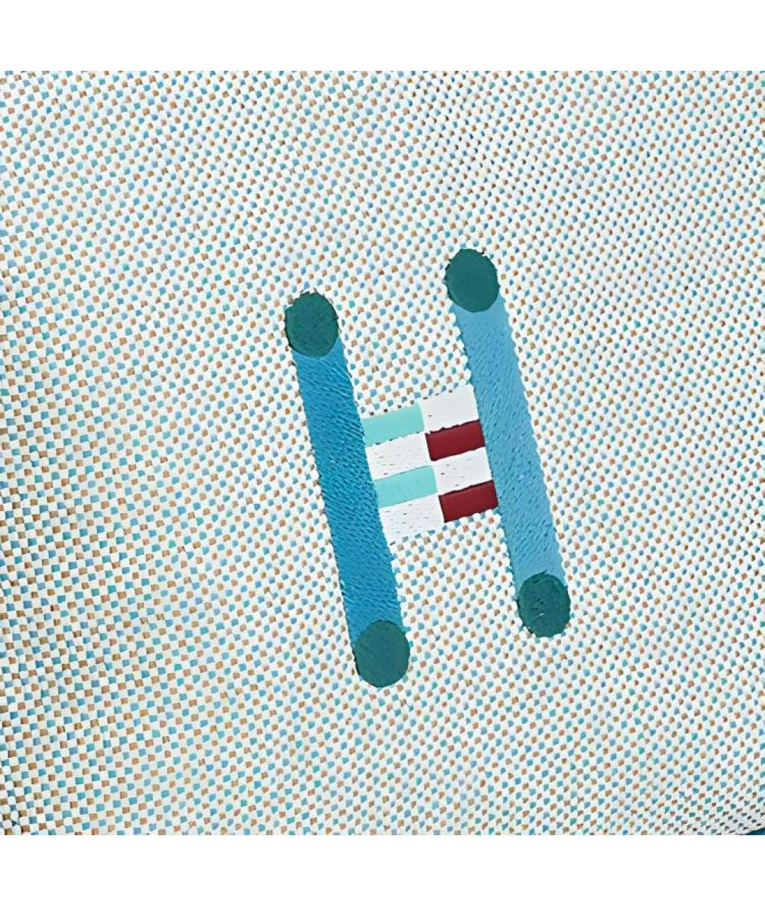 HERMES Бирюзовая тканевая косметичка, фото 2