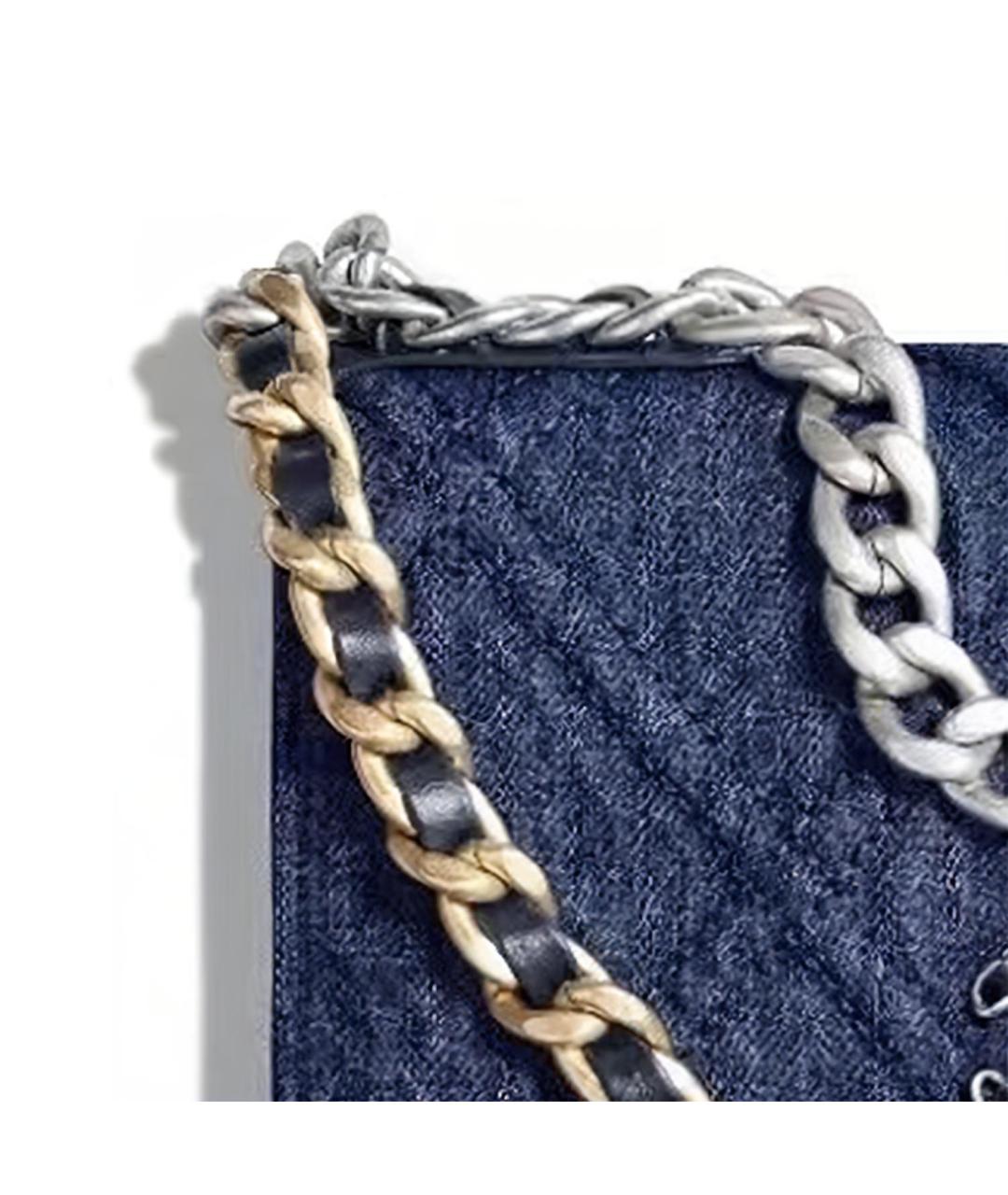 CHANEL Синий кошелек, фото 4