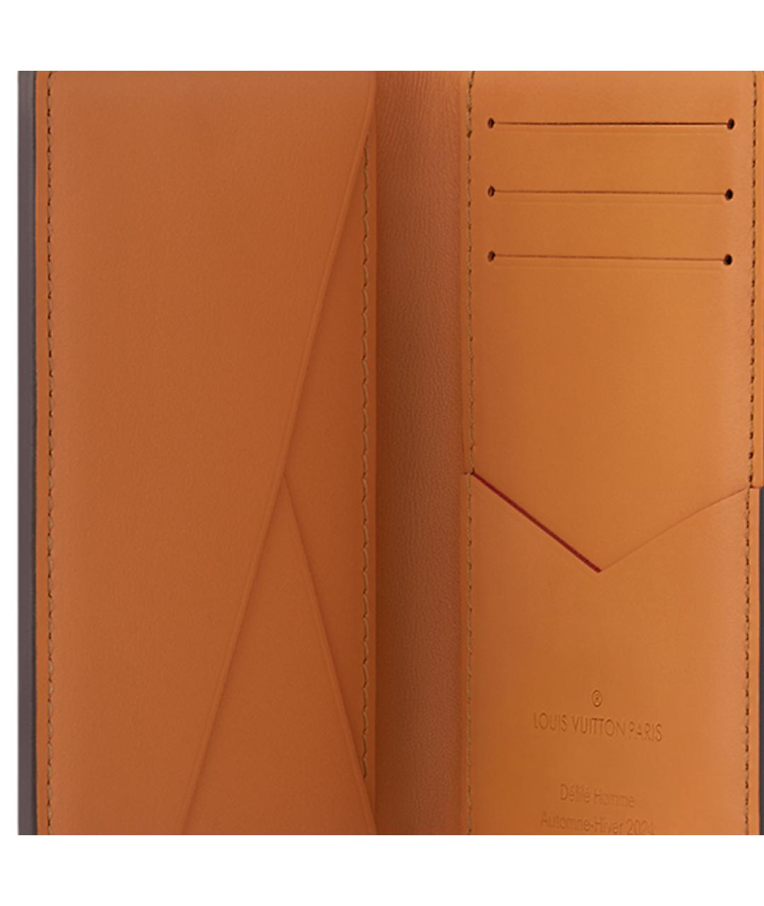 LOUIS VUITTON Коричневый кардхолдер, фото 4