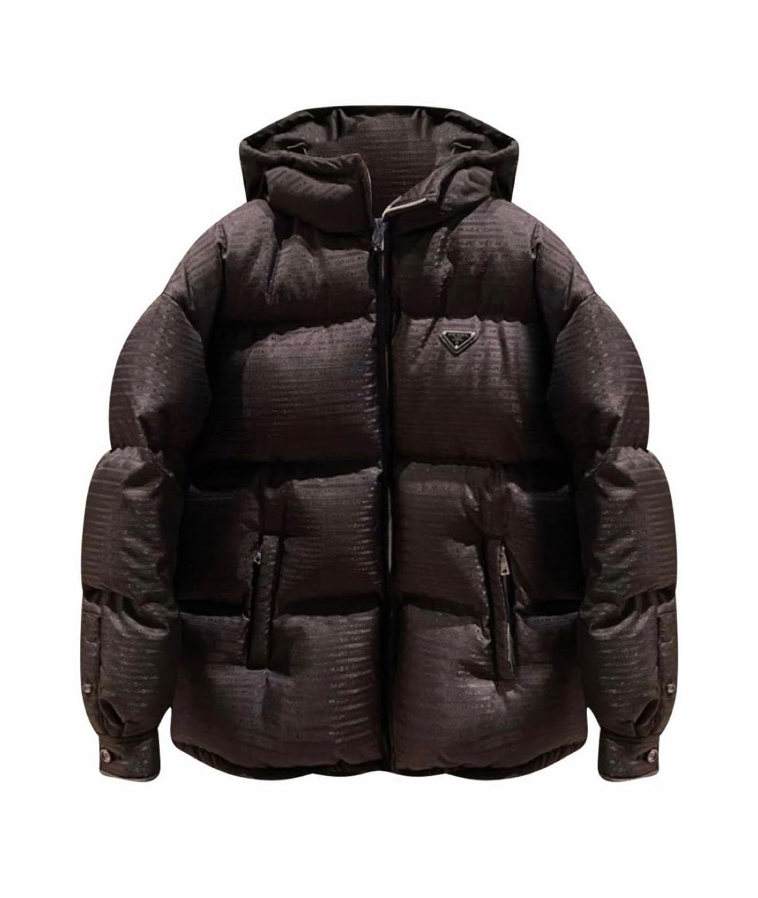 PRADA Черный пуховик, фото 4