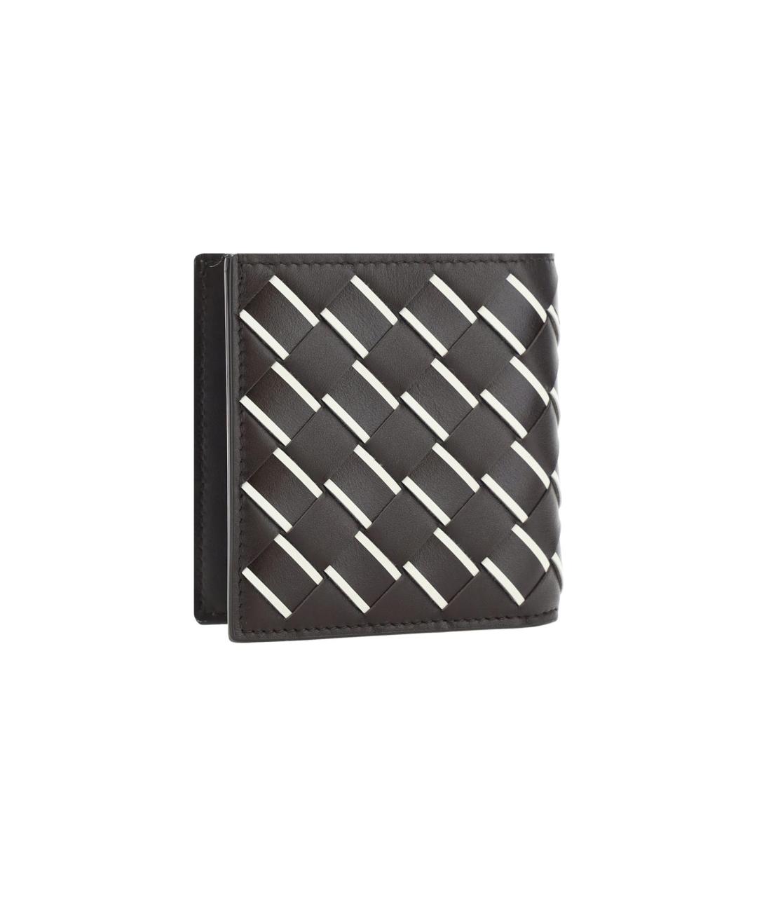 BOTTEGA VENETA Черный кожаный кошелек, фото 2
