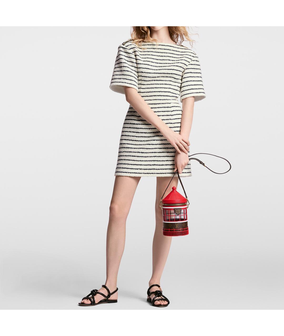 LOUIS VUITTON Красная сумка через плечо, фото 3