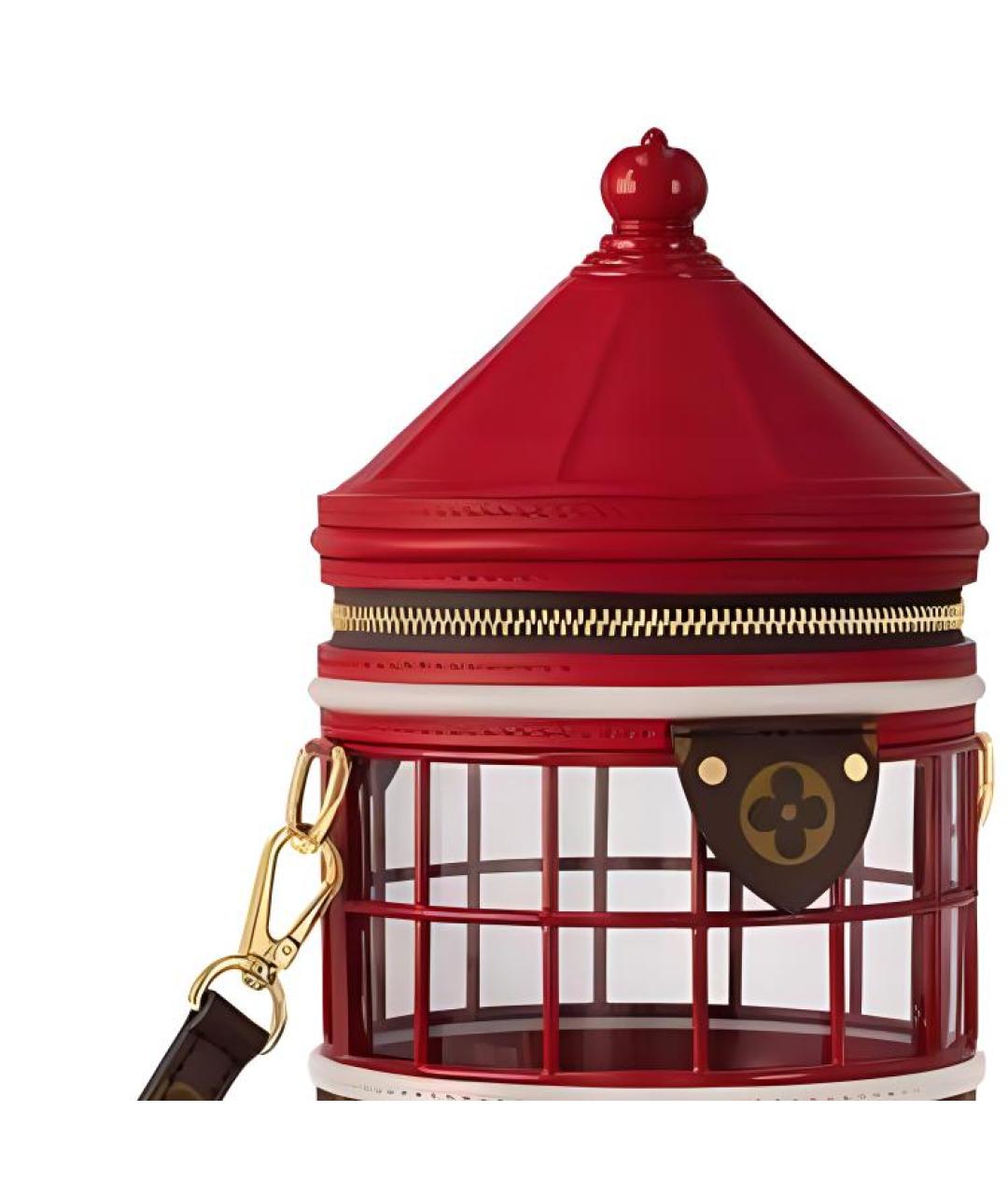 LOUIS VUITTON Красная сумка через плечо, фото 2