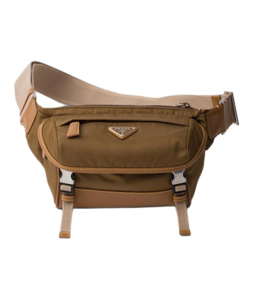 PRADA Коричневая сумка на плечо, фото 1