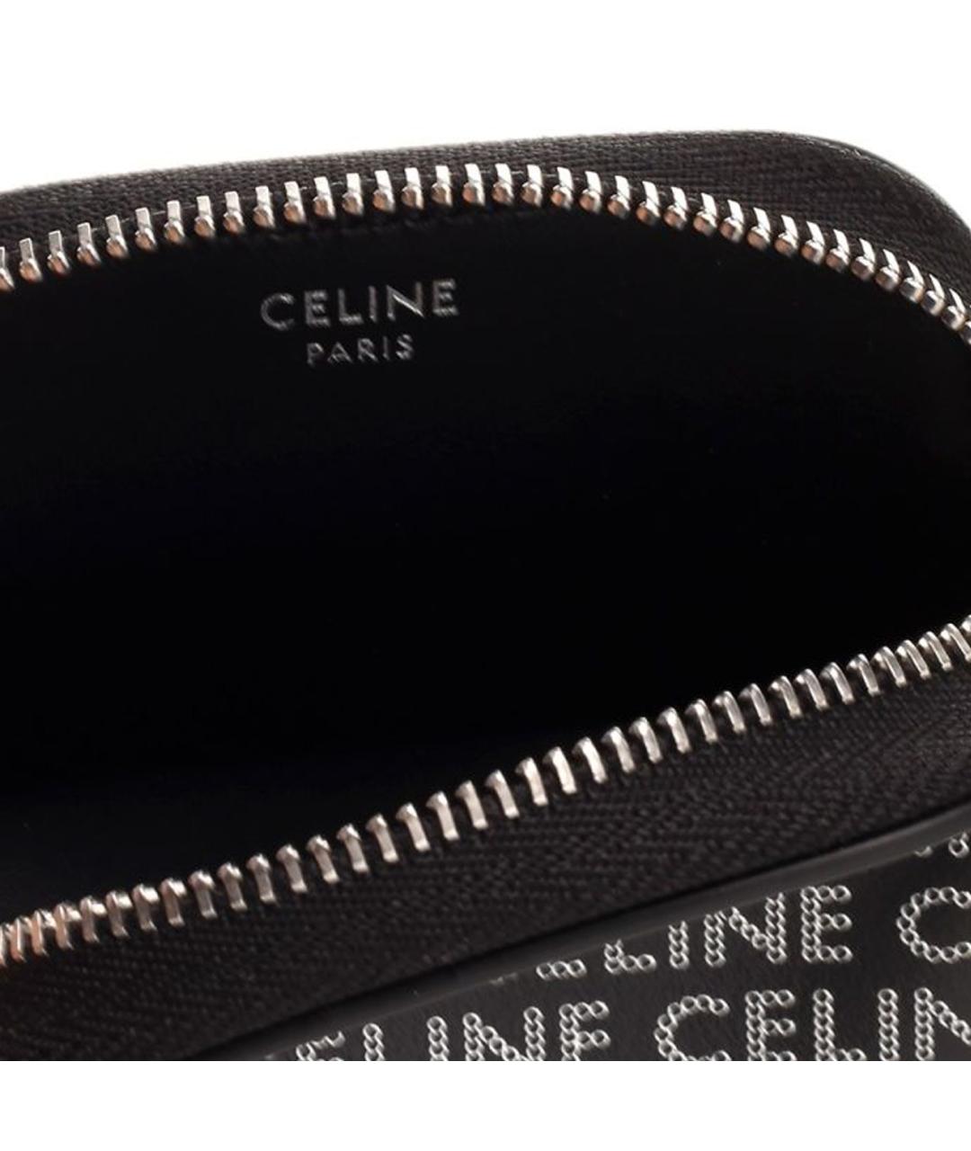 CELINE Черный кошелек, фото 4