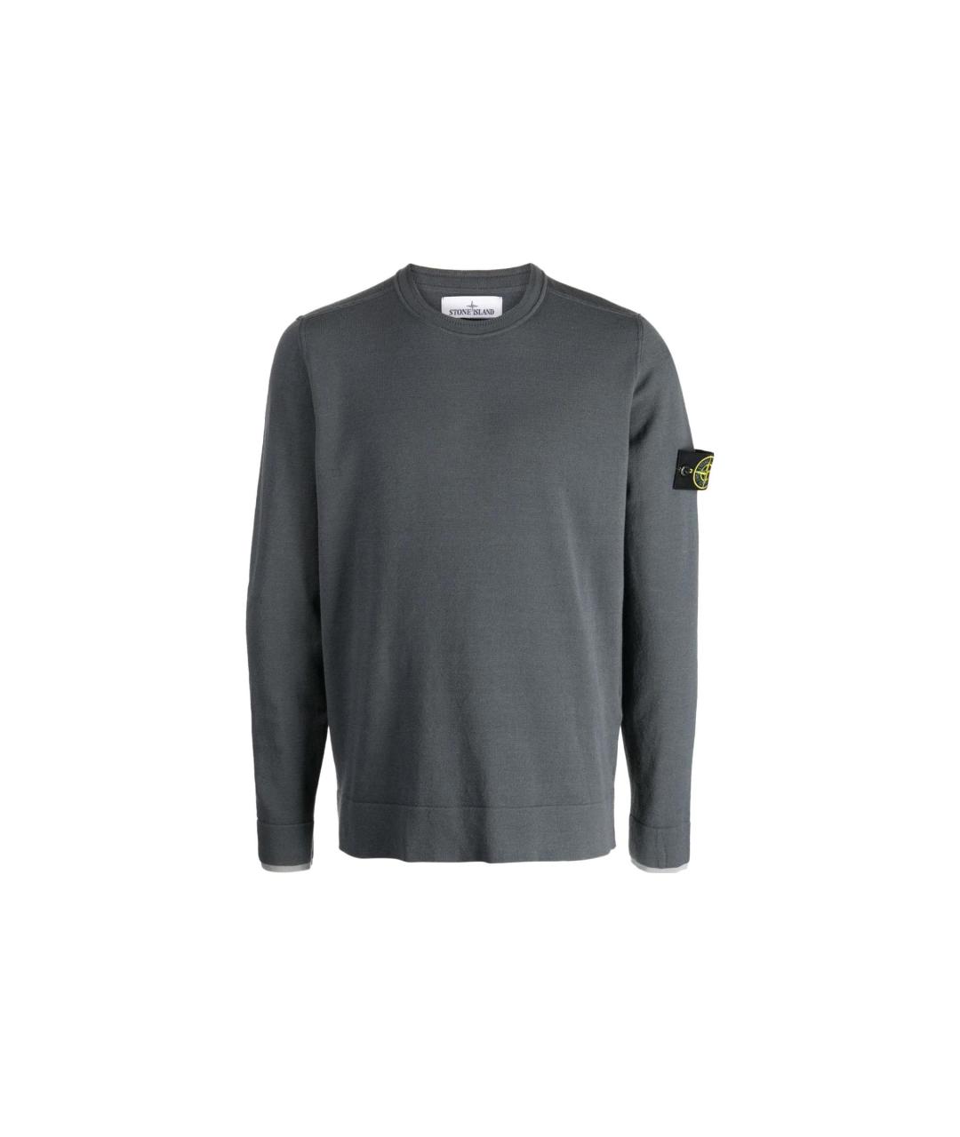 STONE ISLAND Серый джемпер / свитер, фото 1