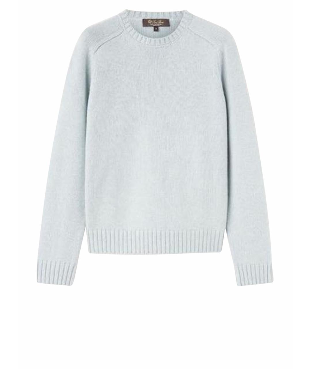 LORO PIANA Голубой кашемировый джемпер / свитер, фото 1