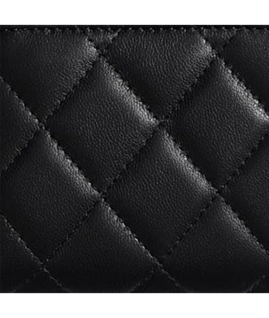 CHANEL Черный кожаный кошелек, фото 5