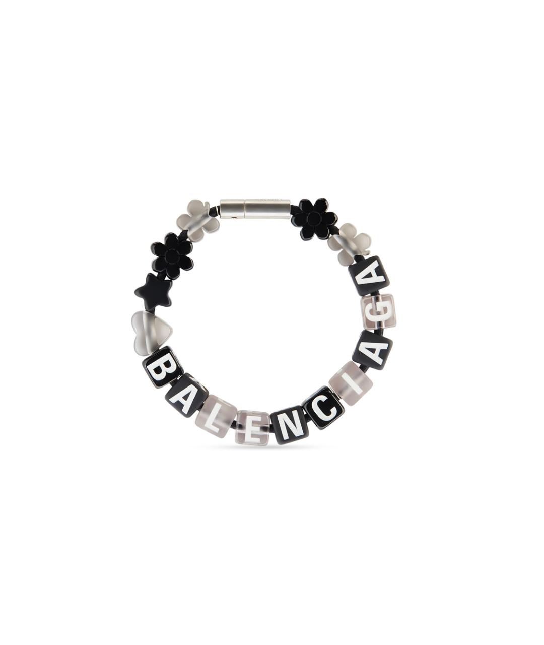 BALENCIAGA Черный латунный браслет, фото 1