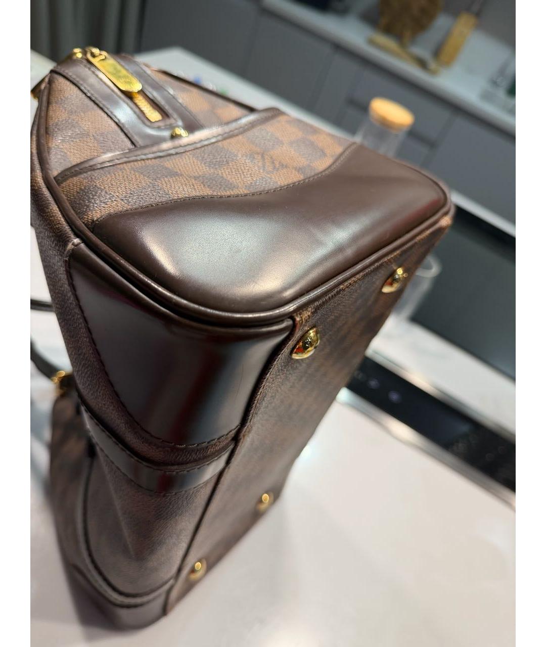 LOUIS VUITTON Коричневая сумка с короткими ручками, фото 7