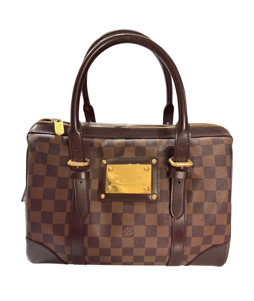 LOUIS VUITTON Коричневая сумка с короткими ручками, фото 1