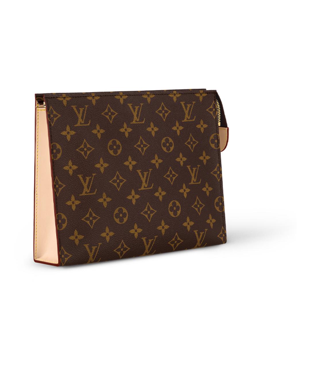 LOUIS VUITTON Коричневый кошелек, фото 3