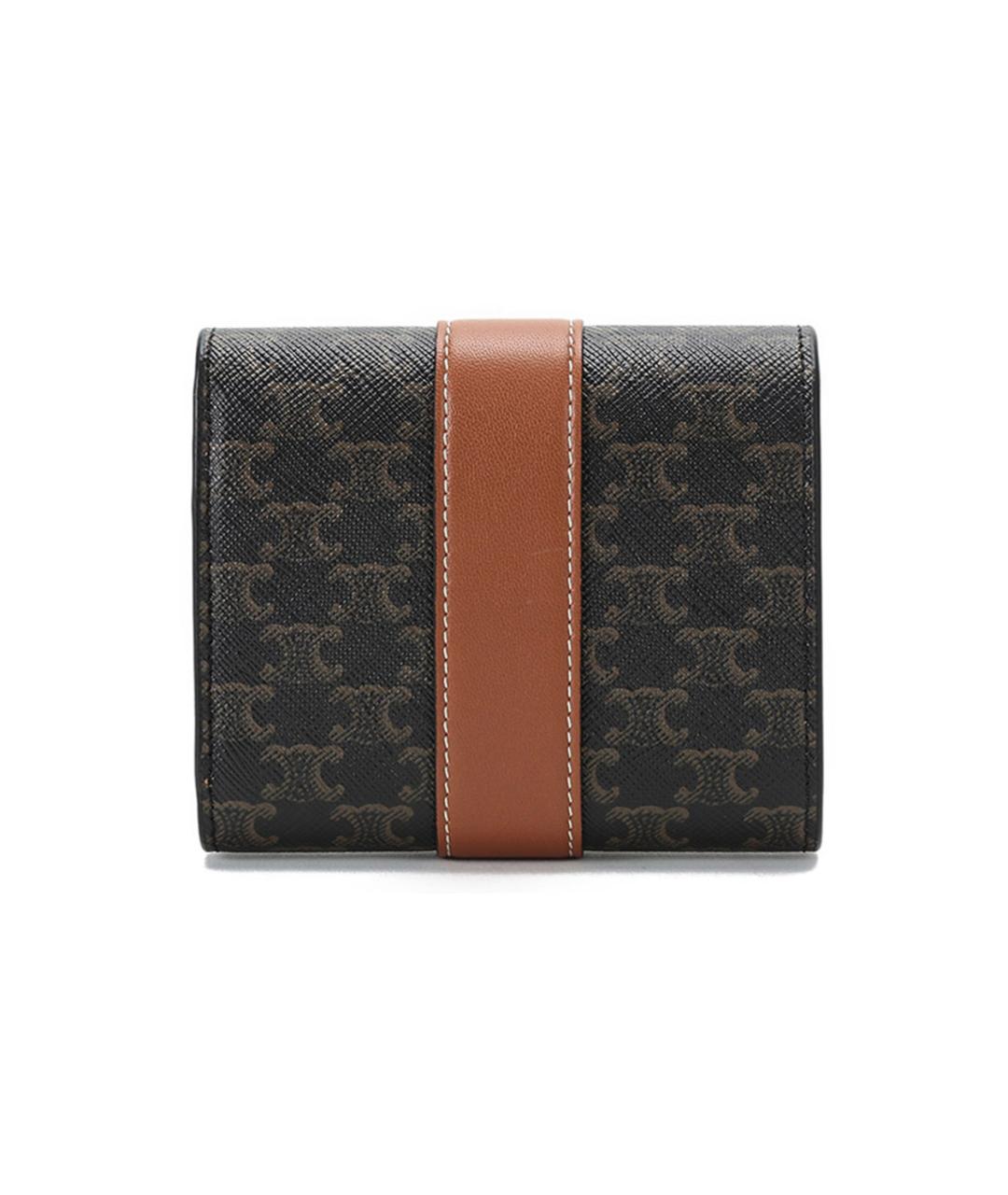 CELINE Коричневый кошелек, фото 4