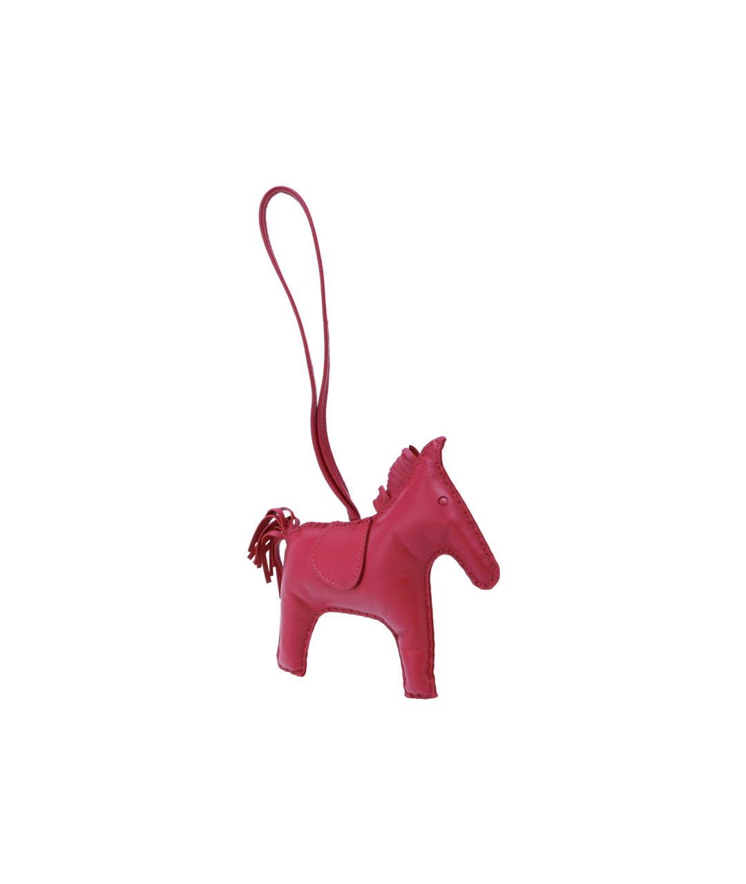 HERMES Красный брелок, фото 2