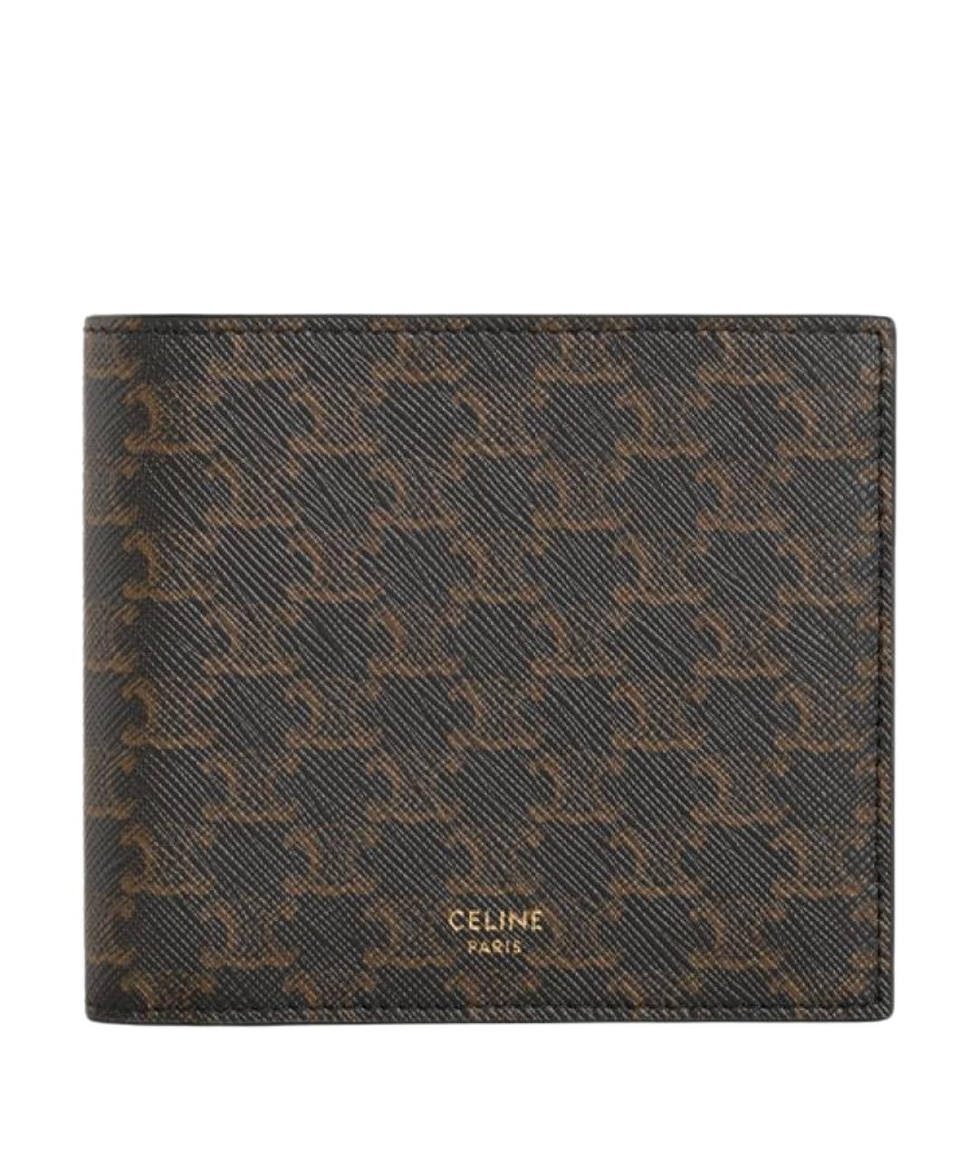 CELINE Коричневый кошелек, фото 1