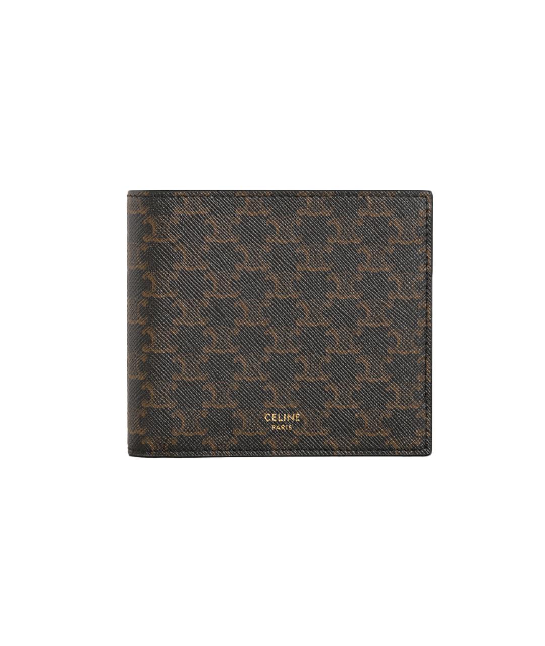 CELINE Коричневый кошелек, фото 5