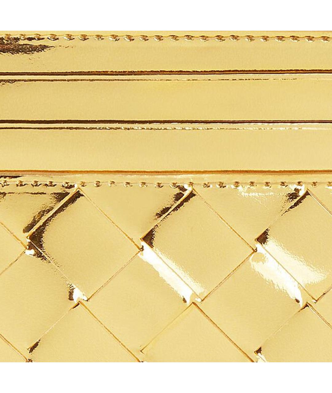 BOTTEGA VENETA Золотой кардхолдер, фото 3