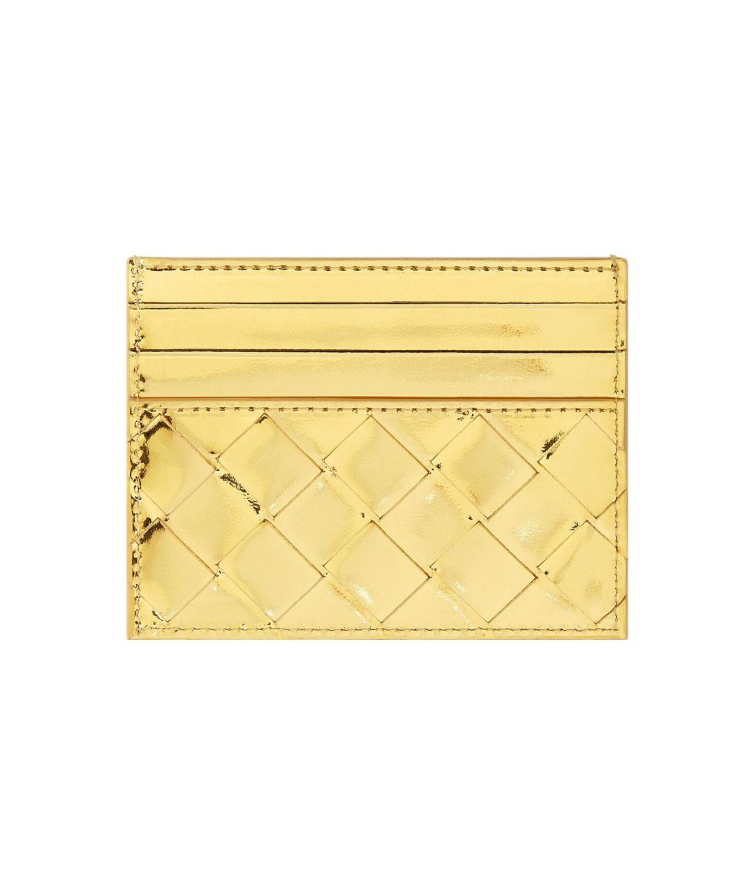 BOTTEGA VENETA Золотой кардхолдер, фото 2