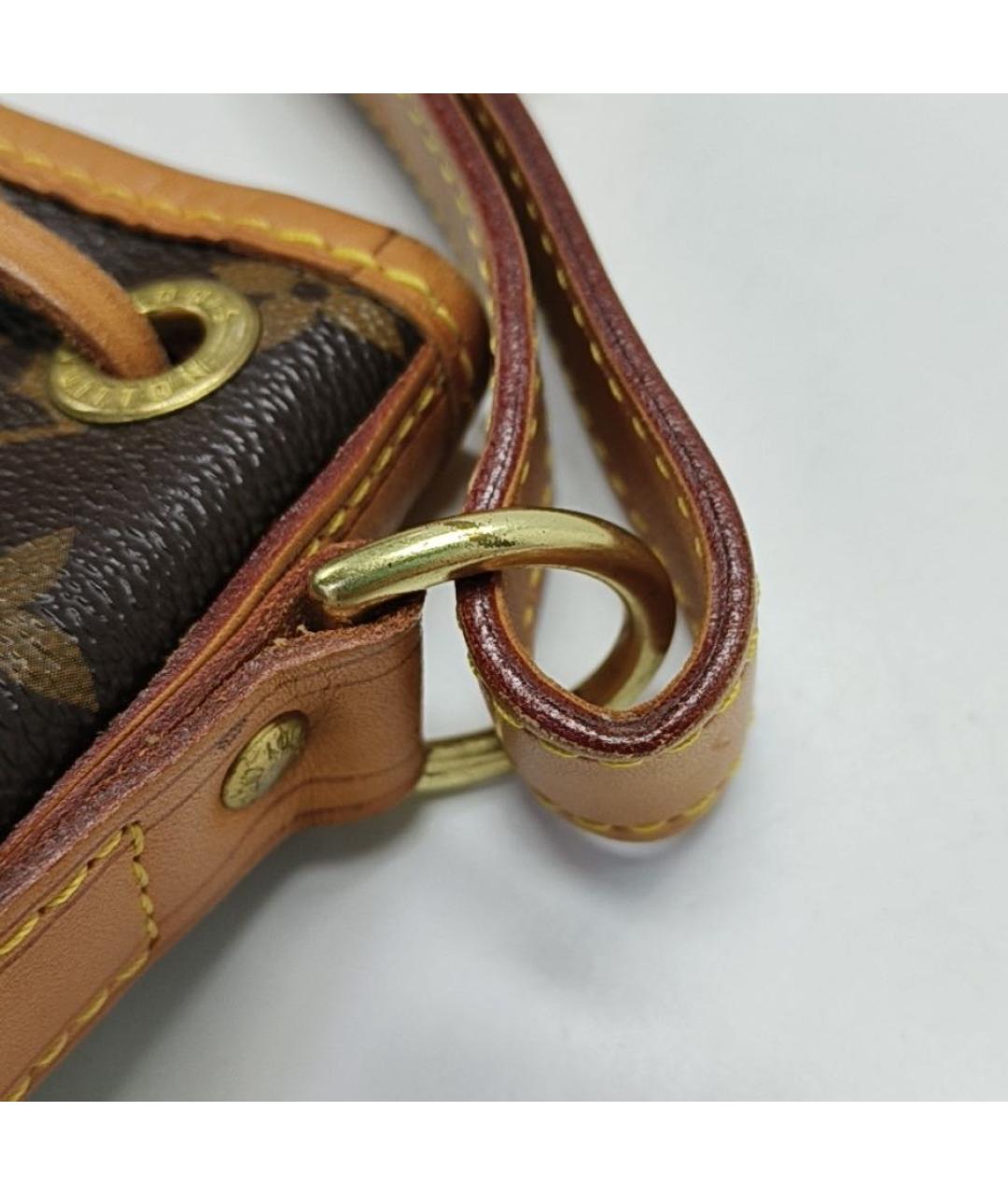 LOUIS VUITTON Коричневая сумка через плечо, фото 6