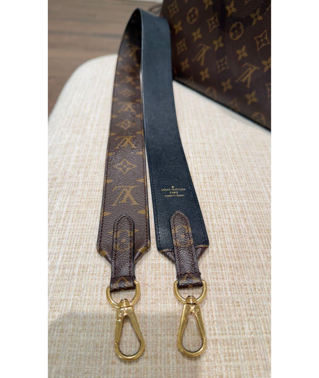 LOUIS VUITTON Коричневая сумка через плечо, фото 7