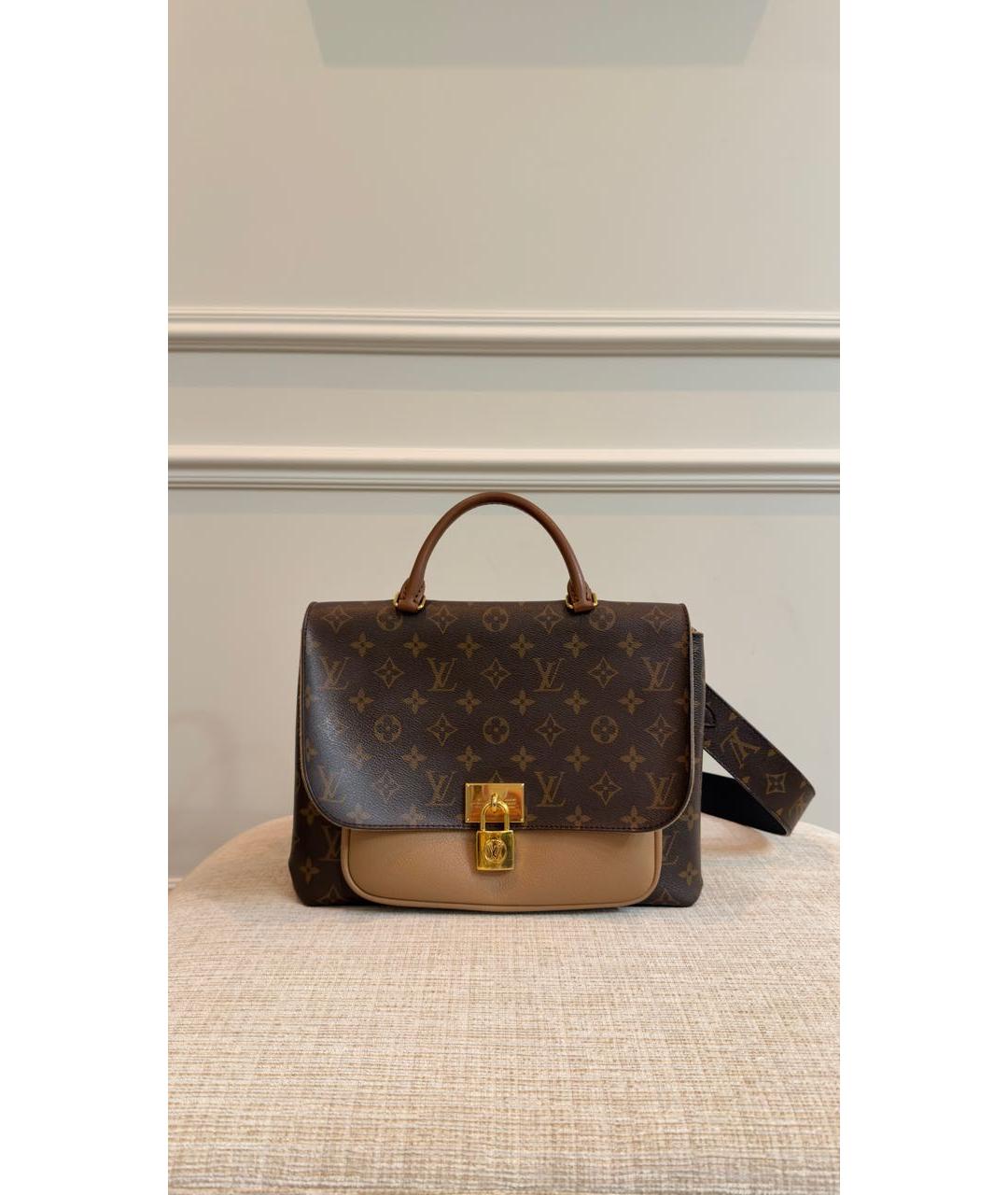 LOUIS VUITTON Коричневая сумка через плечо, фото 9