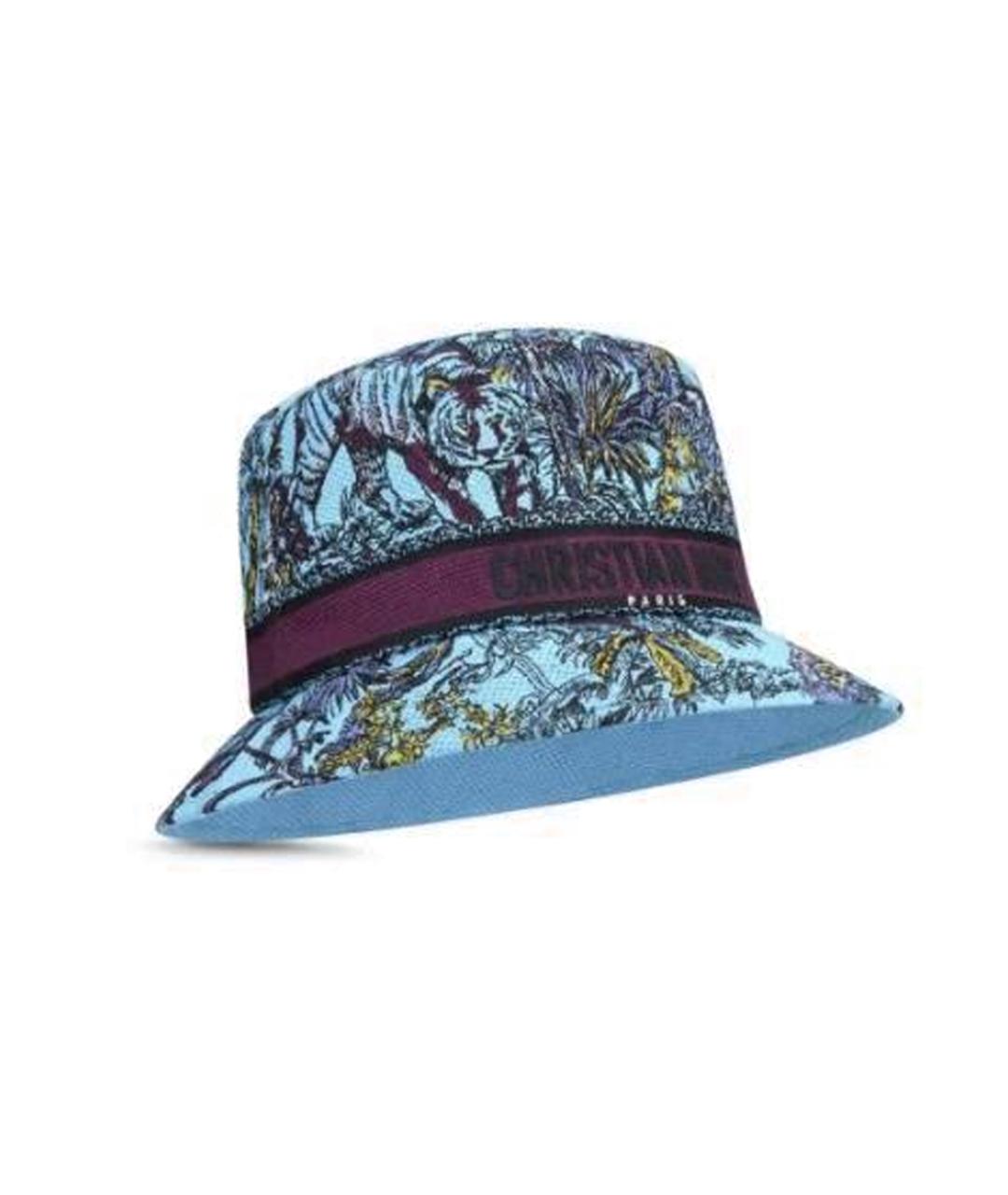 CHRISTIAN DIOR Синяя панама, фото 3