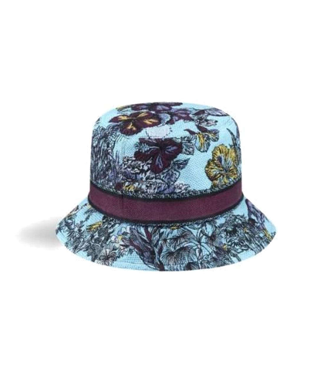 CHRISTIAN DIOR Синяя панама, фото 2