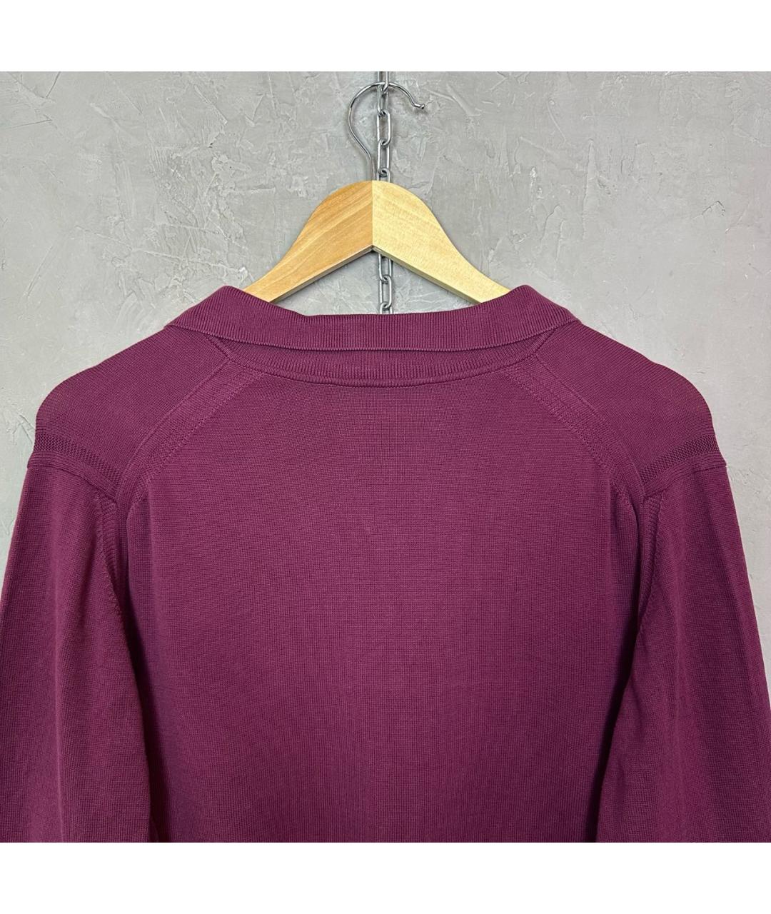 FALKE Бордовый хлопковый джемпер / свитер, фото 3