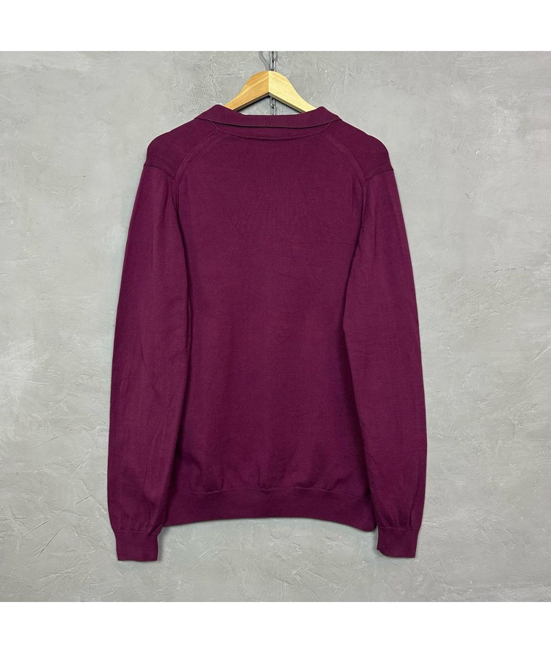 FALKE Бордовый хлопковый джемпер / свитер, фото 2