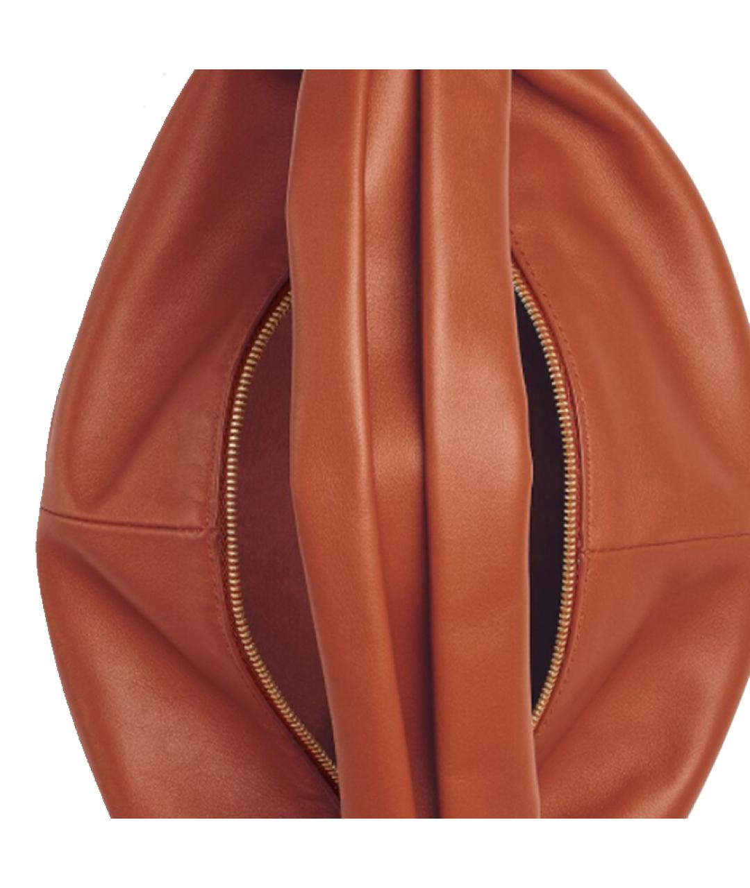 BOTTEGA VENETA Коричневая кожаная сумка через плечо, фото 5