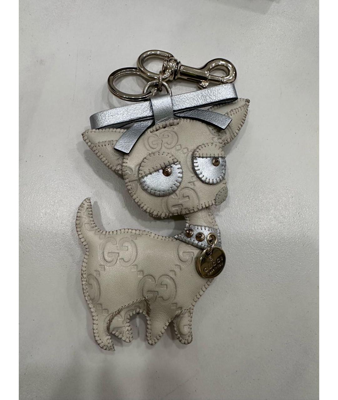 GUCCI Белый брелок, фото 5