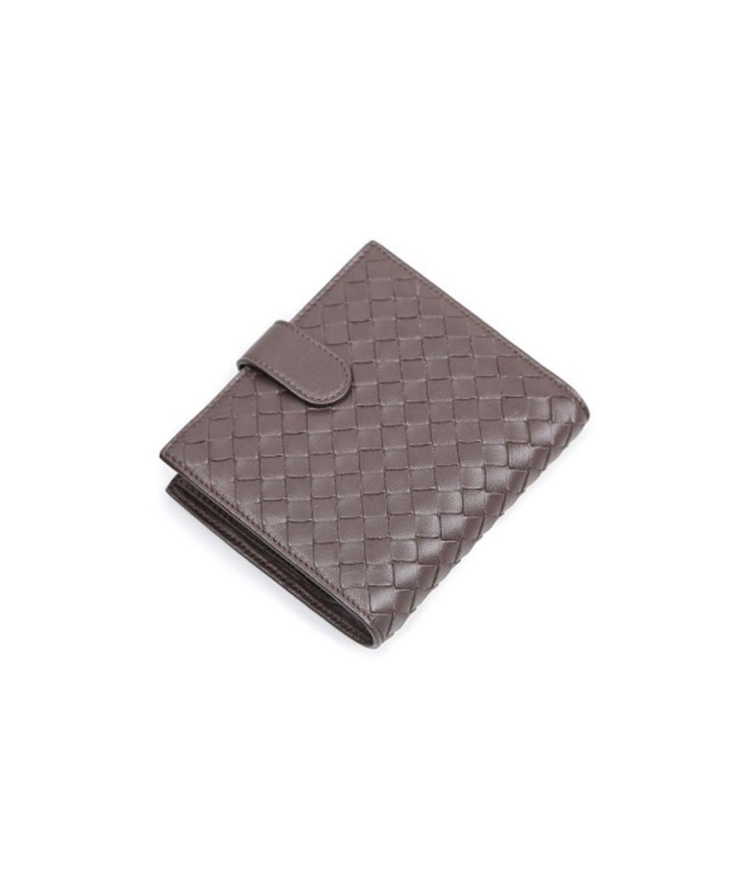 BOTTEGA VENETA Коричневый кошелек, фото 4