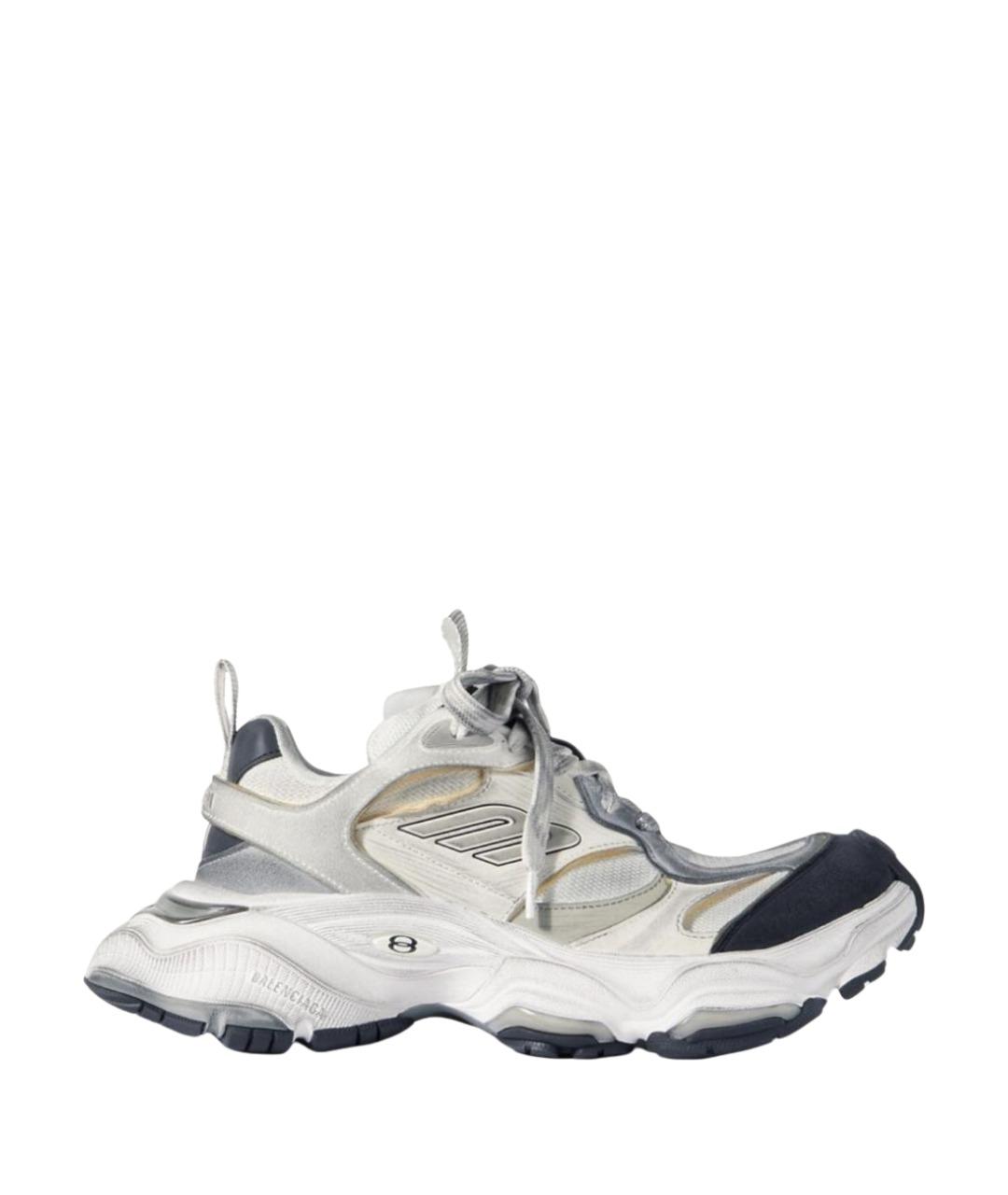 BALENCIAGA Белые текстильные кроссовки, фото 1