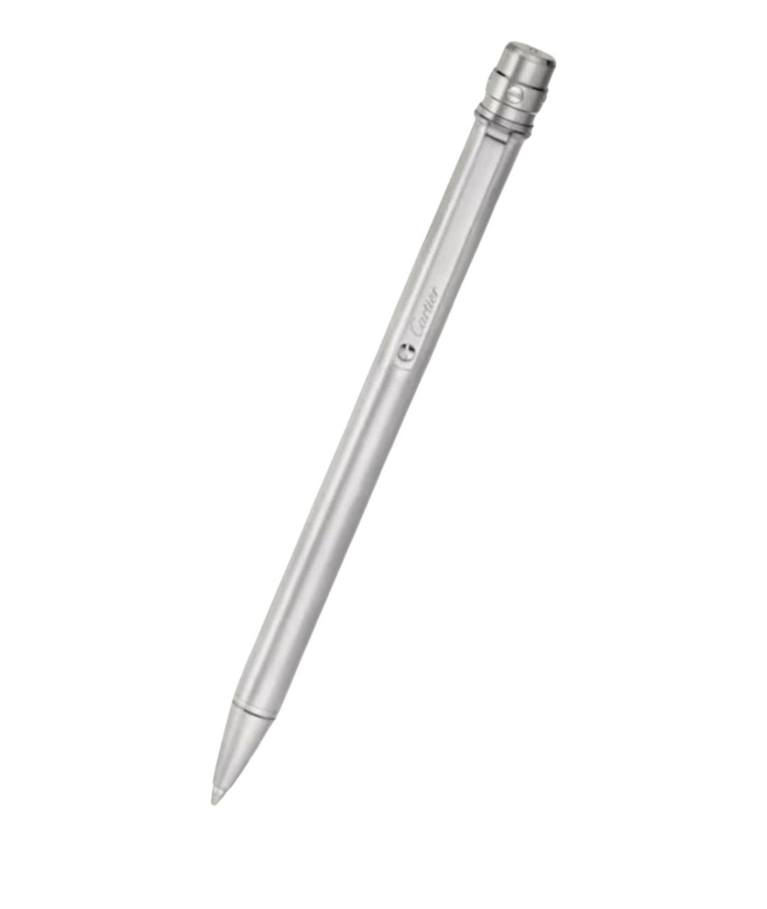 CARTIER Серебряная металлическая шариковая ручка, фото 1