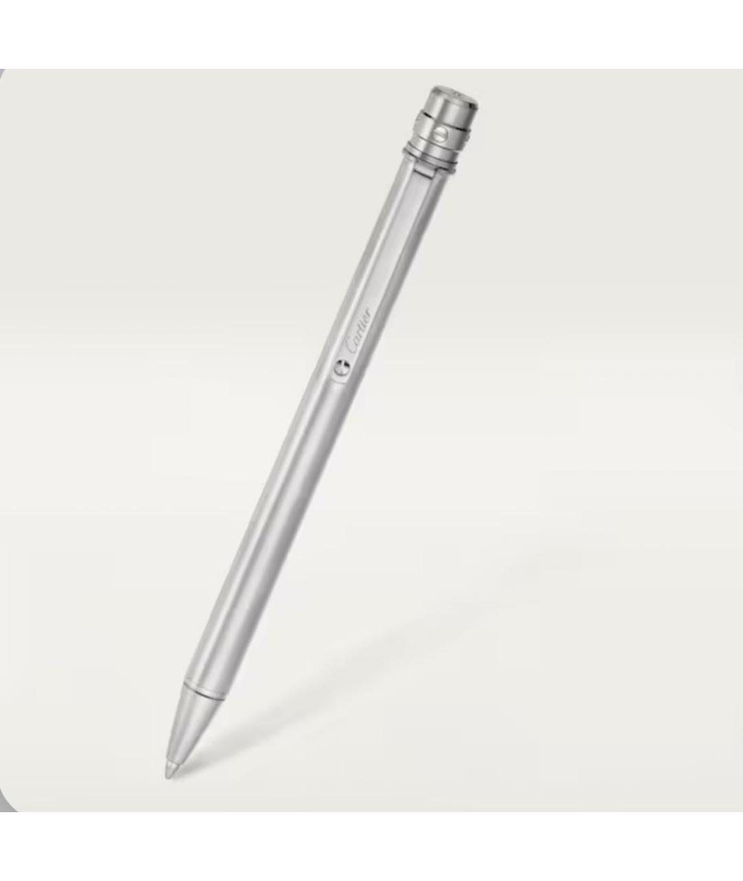 CARTIER Серебряная металлическая шариковая ручка, фото 6