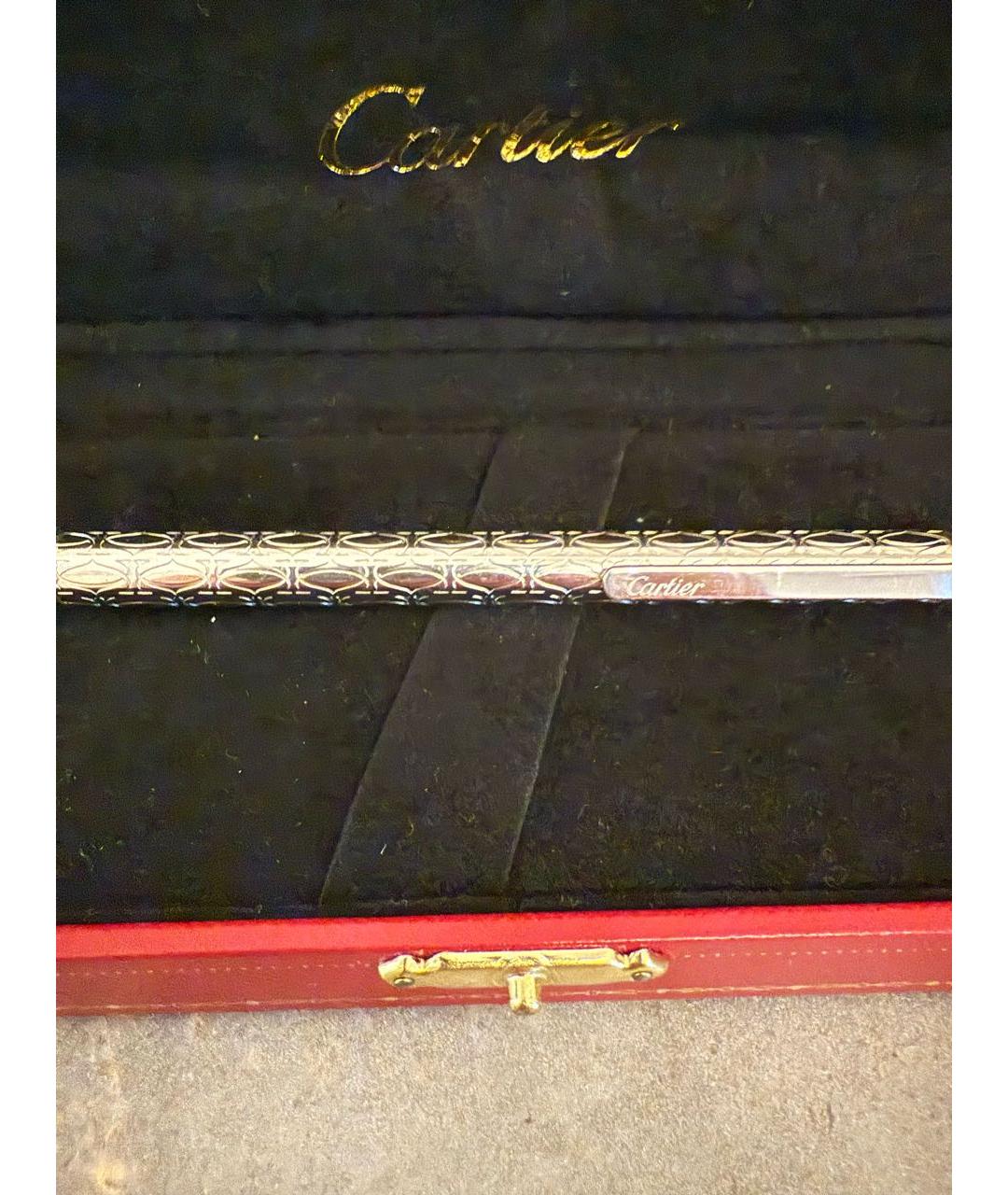 CARTIER Серебряная металлическая шариковая ручка, фото 2