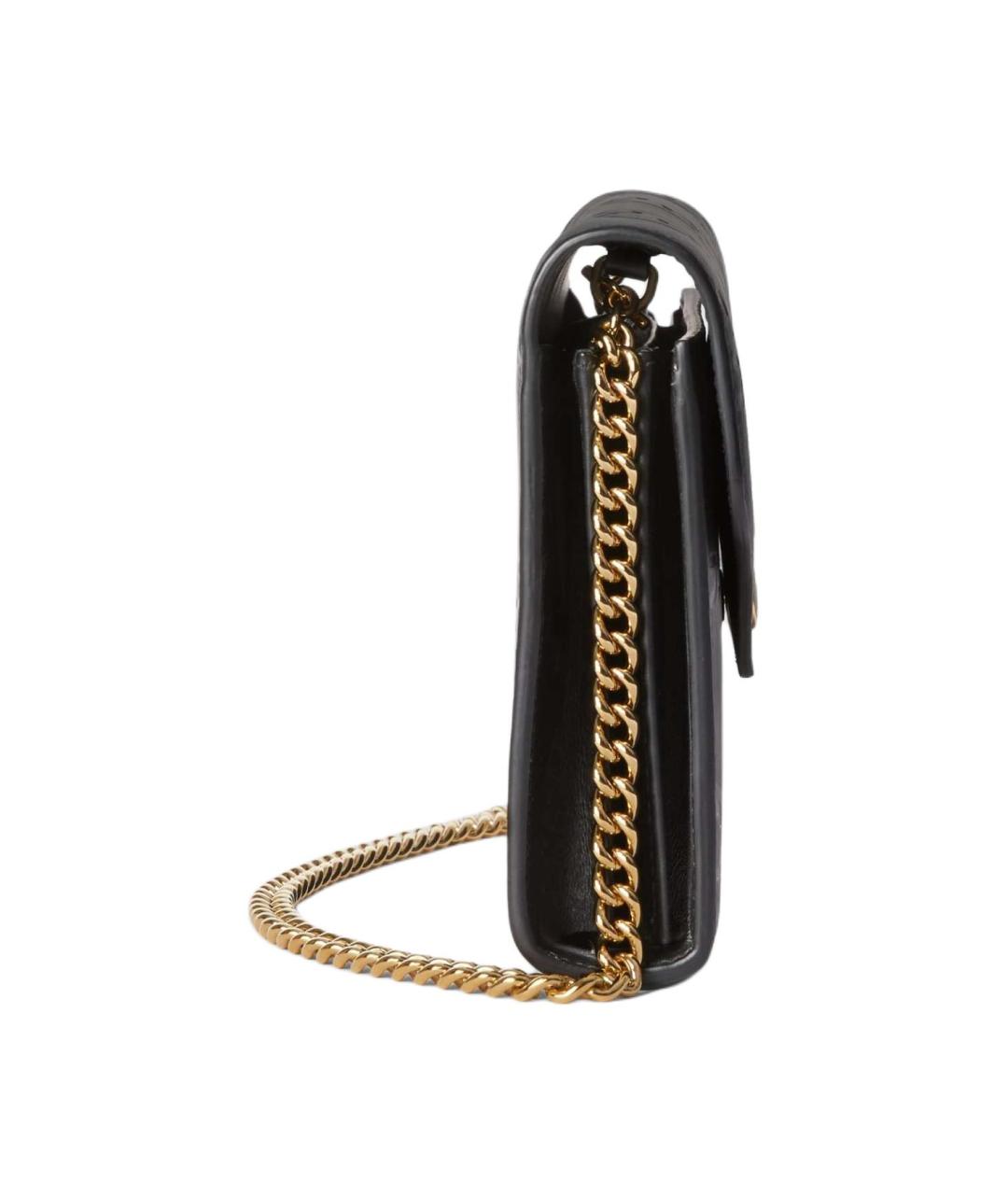 GUCCI Черный кожаный кошелек, фото 3