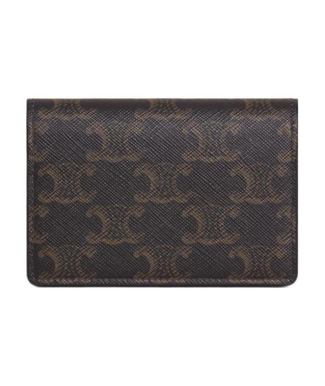 CELINE Коричневый кардхолдер, фото 1