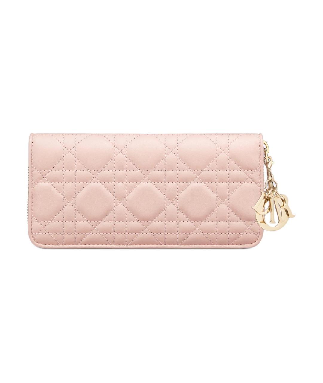CHRISTIAN DIOR Розовый кошелек, фото 3