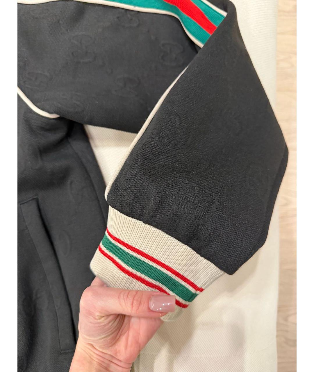 GUCCI Черная хлопковая куртка, фото 7