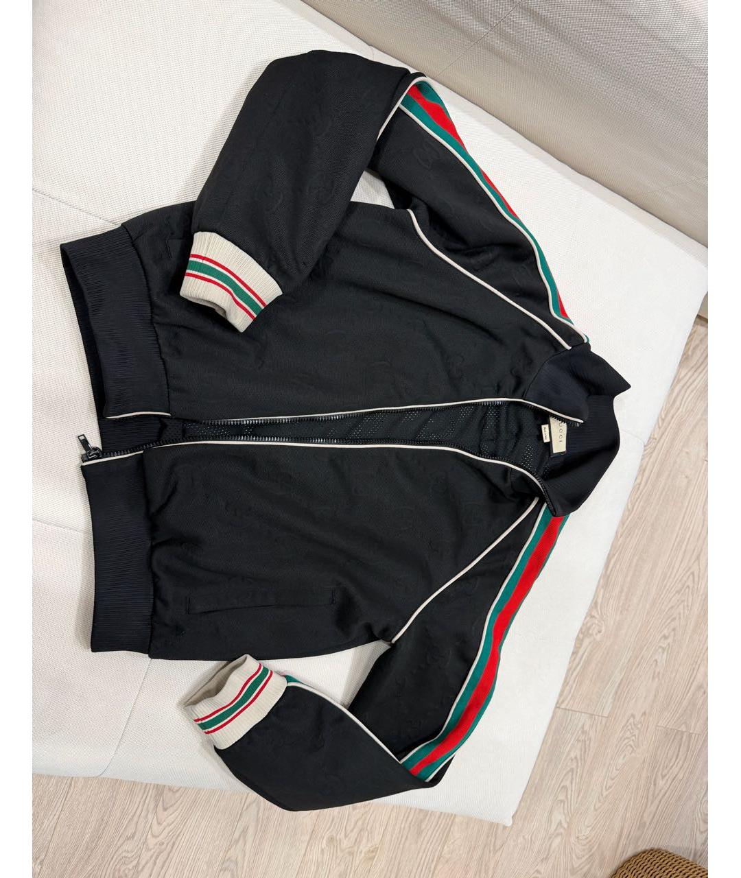 GUCCI Черная хлопковая куртка, фото 9