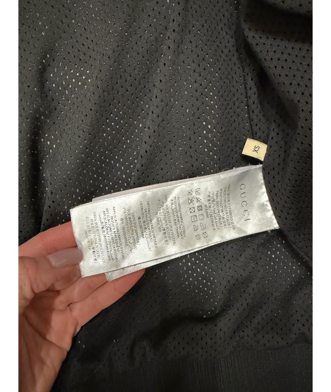 GUCCI Черная хлопковая куртка, фото 3