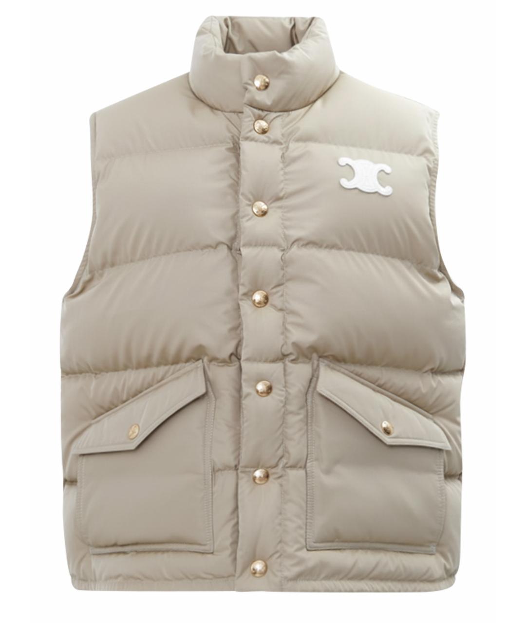 CELINE Зеленый полиэстеровый жилет, фото 1