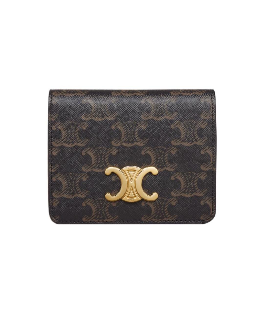 CELINE Коричневый кошелек, фото 1