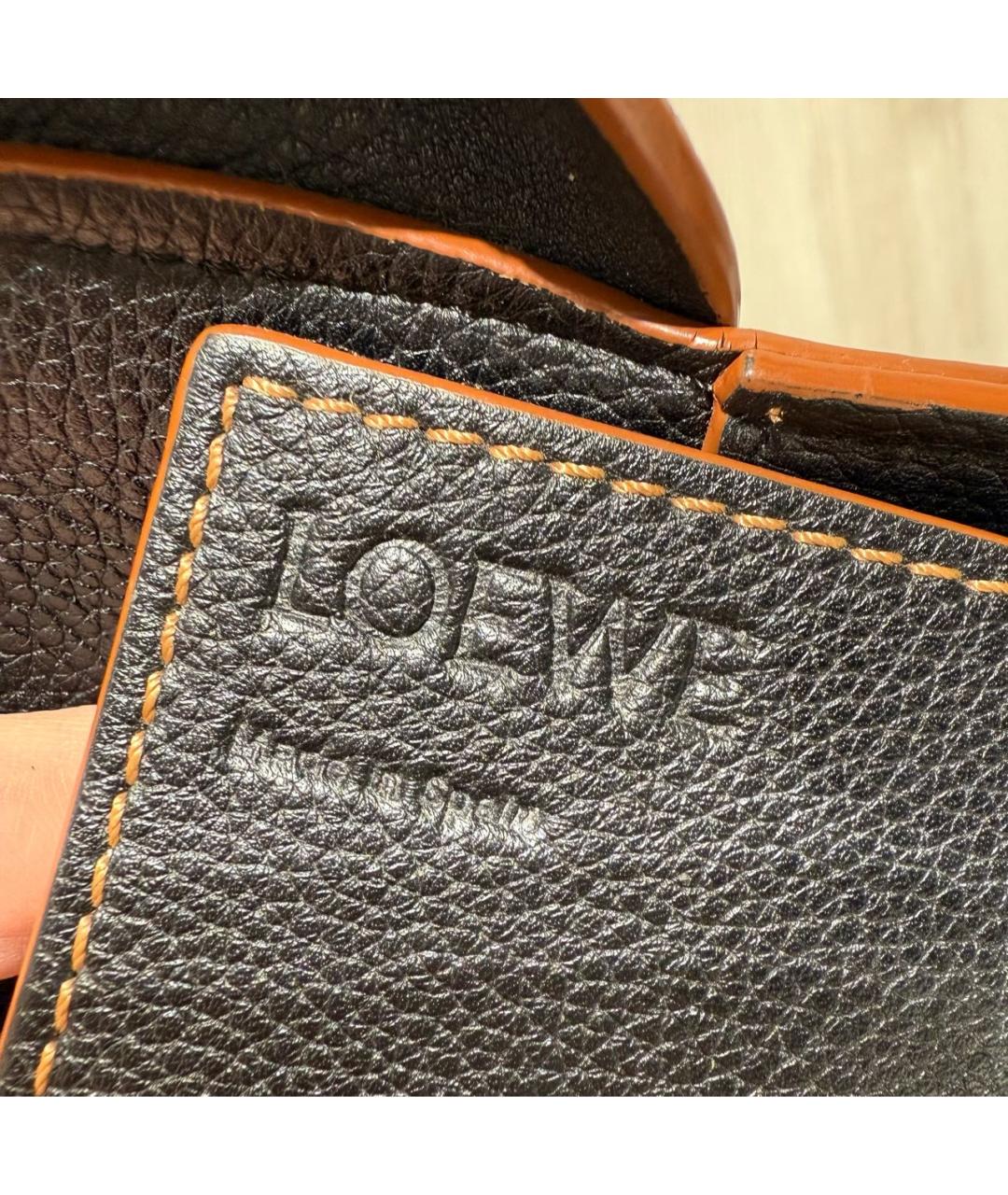 LOEWE Черная кожаная сумка через плечо, фото 8