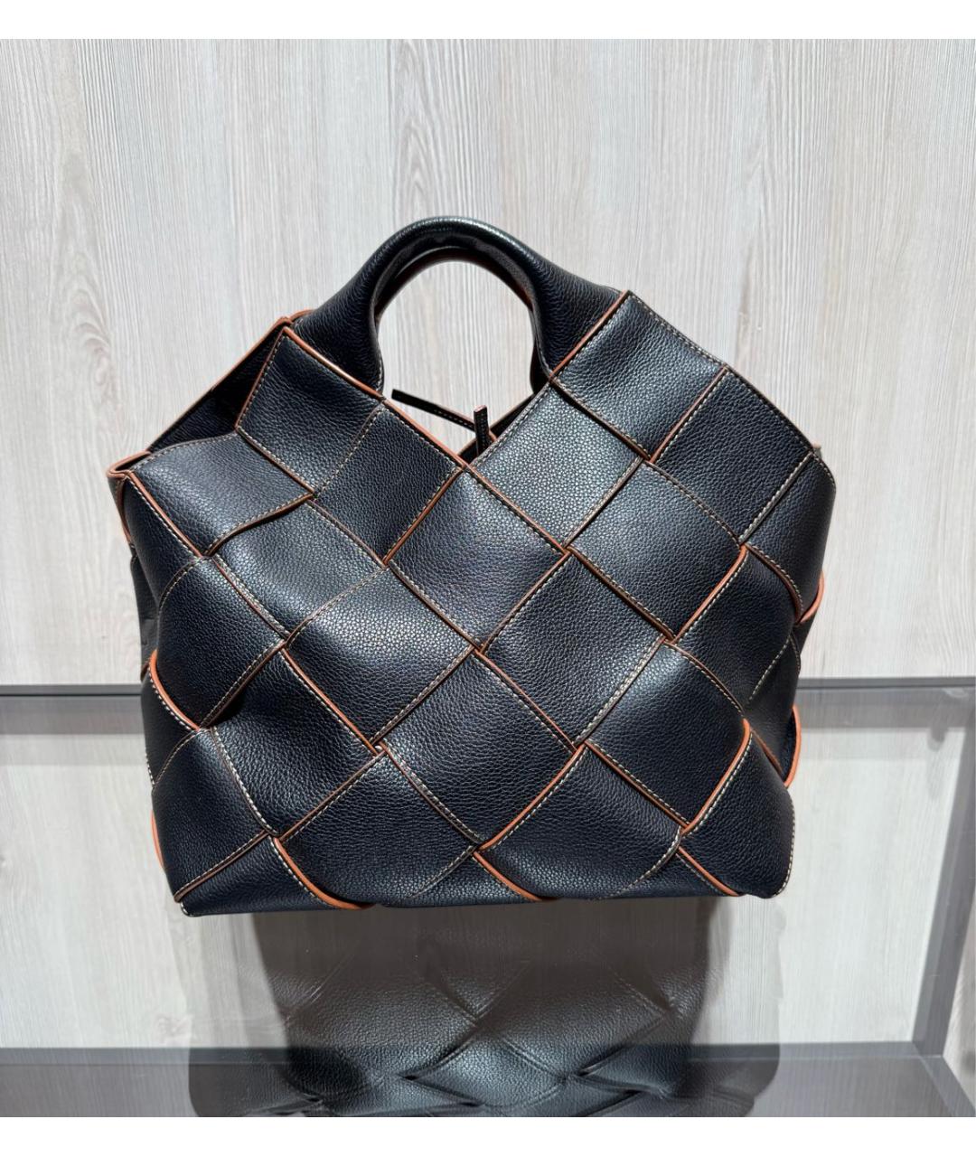 LOEWE Черная кожаная сумка через плечо, фото 9