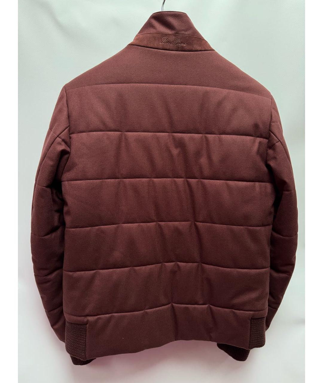 LORO PIANA Бордовый кашемировый жилет, фото 3