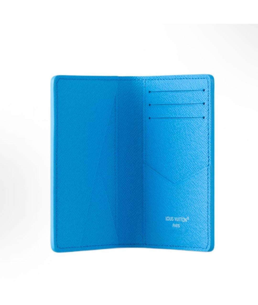 LOUIS VUITTON Голубой кошелек, фото 2