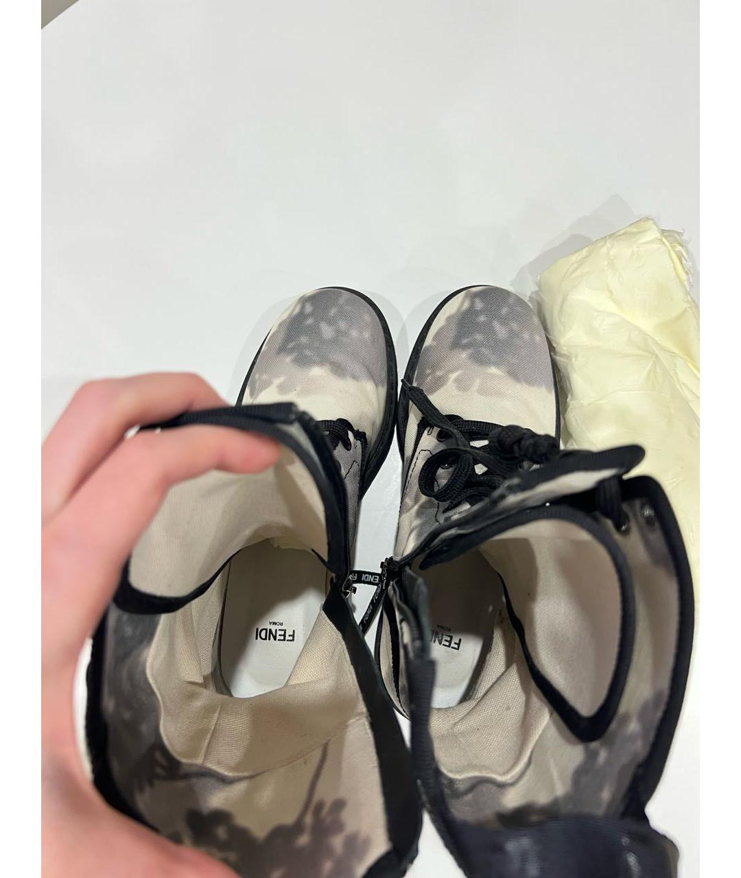 FENDI Мульти ботинки, фото 2